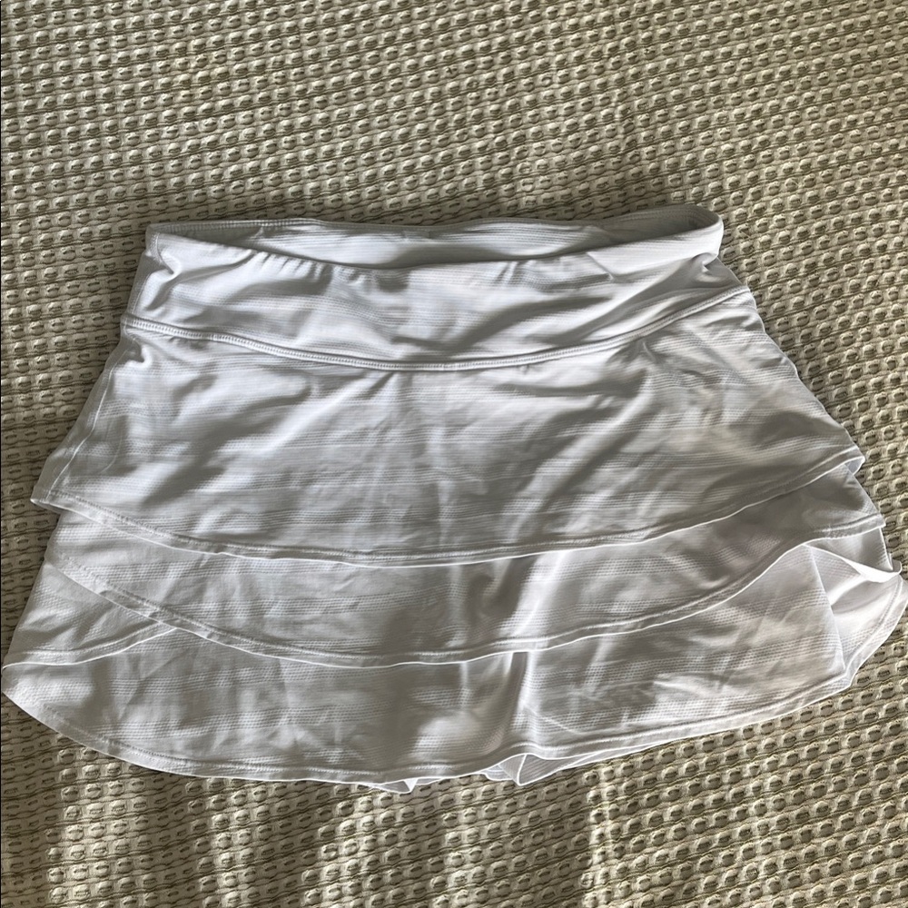 Athleta Girl White Tennis Skirt